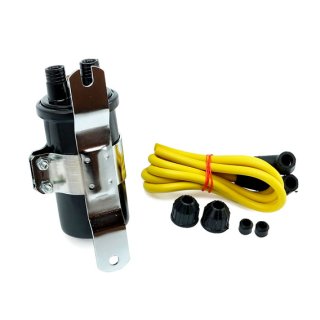 Ignition Coil Kit, round, 6V black