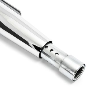 Schalldämpfer Custom STRAIGHT Chrom & ROCKET INC. Sound Factory dB-Eater