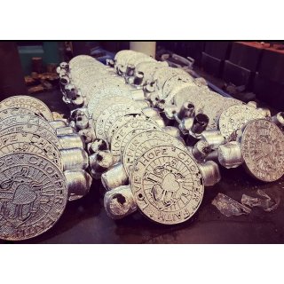 Wannabe Choppers WannaSucker CFLH air cleaner, brass XL 91-03