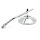 Custom Mirror round 4"/10cm chrome E-mark for Japanese & European Motorcycles with short & long arm