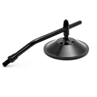 Custom Mirror round 4"/10cm black E-mark for Japanese & European Motorcycles with short & long arm