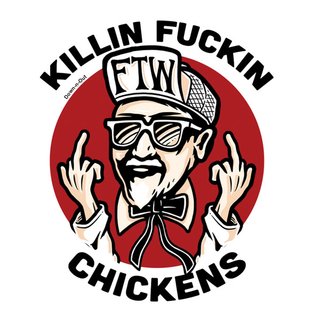Down-n-Out "Gettin Fried" sticker