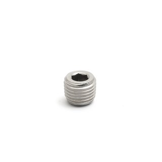 Tank Plug 1/4" NPTF stainless steel for Harley &...