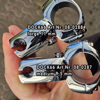 Brems- oder Kupplungshebel Armatur Chrom für Harley...
