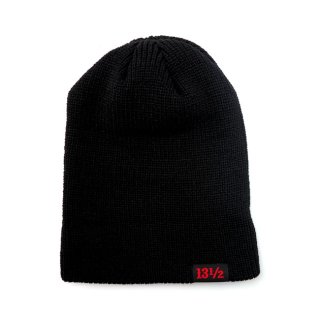 13 1/2 Beanie Wollmütze schwarz