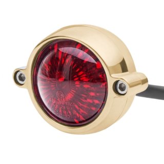 Motone "Eldorado" LED taillight - solid brass, ECE