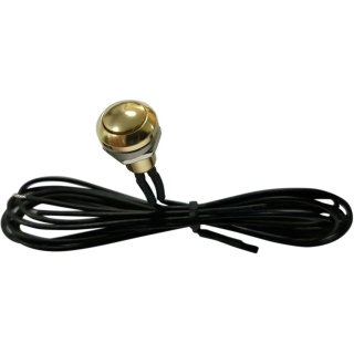 Button Switch Mini brass / gold