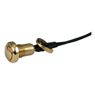 Button Switch Mini brass / gold