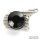 Oil filter mounting plate for 4-speed Harleys, aluminum  raw from HBS Customs