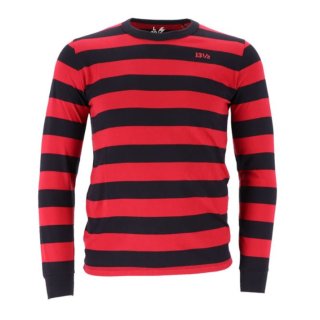 13 1/2 Behind Bars Longsleeve rot schwarz XL