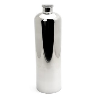 Benzin Reserveflasche Edelstahl Poliert mit Halter 1,5l
