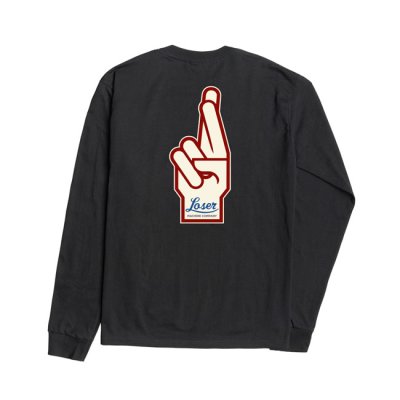 Loser Machine Oil lines long sleeve shirt black (Lonly)