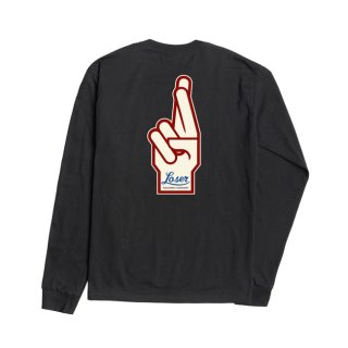 Loser Machine Oil lines long sleeve shirt black (Lonly)