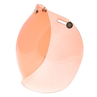 Bubble Visor Amber for Open Face Helmet Light Tint