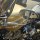 Custom Spiegel rund 4" chrom,  kurzer Arm mit Lenkerklemme