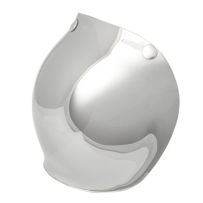 Bubble Visor Smoke Chrome for Open Face Helmet Mirror Tinted