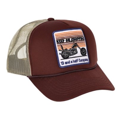 13 1/2 Keep On Chopping Trucker Cap braun
