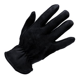 Rider Gloves klassische Handschuhe aus Rindsleder schwarz