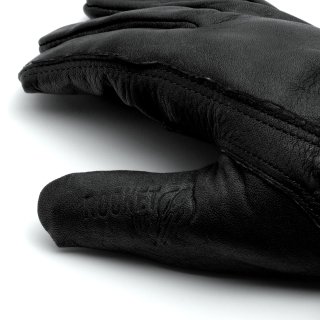 Rider Gloves -XL- klassische Handschuhe aus Rindsleder schwarz