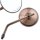Custom Mirror round 4"/10cm copper with E-mark, for Japanese Motorcycles