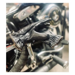 13 1/2Low Rider motorcycle gloves black