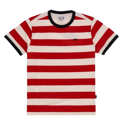 13 1/2 TSR T-Shirt rot/weiss