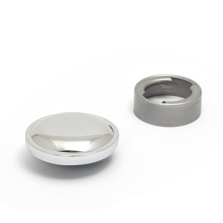Tankdeckel und Stutzen zum Einschweissen, chrom