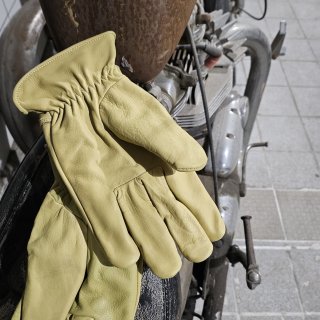 Longhorn Rodeo Handschuhe gelb, gefüttert