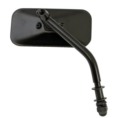 Mini Spiegel Oldschool Rectangle eckig schwarz