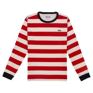 13 1/2 TSR Longsleeve rot weiß (nur M)