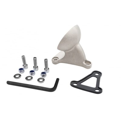 Motone Fender Mount Kit shot blast silver for round taillights
