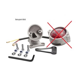 Motone Fender Mount Kit shot blast silver for round taillights