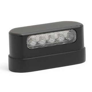 License Plate Light LED black, ECE