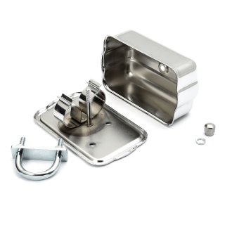 Spark Plug Box for Harley - chromed