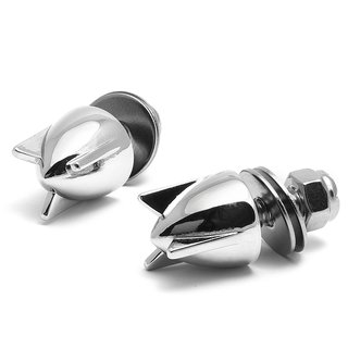 License Plate Fastener Rocket chrome