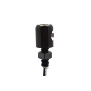 License Plate Light Mini LED Screw Black, ECE