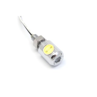 Kennzeichenbeleuchtung Mini LED Schraube Chrom, ECE